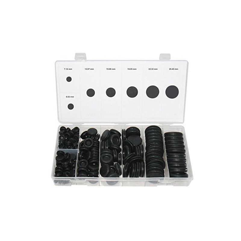 Comprehensive Rubber Plug Assortment Closed Design Set Sheet Plug Set