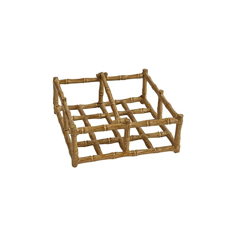 Park Designs Bamboo Cast Metal Beverage Napkin Holder