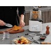 HINMAY Small Stainless Steel Serving Tongs 7-Inch Mini Food Tongs,