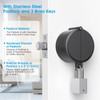 AST Round Deadbolt Lockout Device with Padlock and 3 Brass