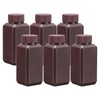 PATIKIL Reagent Bottles, 6 Pcs 100ml HDPE Narrow Mouth Square
