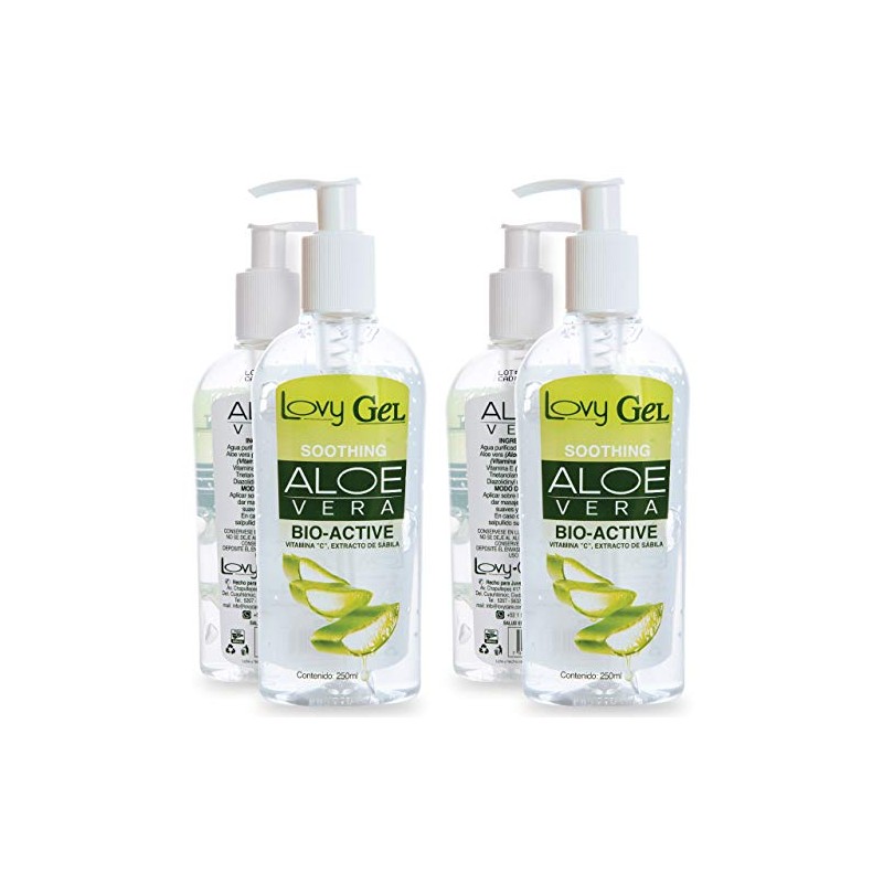 Lovy Care Gel Aloe Vera BIOACTIVE + Vitamina C Paquete