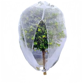 Garden Mesh Netting with Drawstring, Plant Covers Netting for Garden Potection, Insects Pest Barriers Bird Nettings for Fruit Trees Blueberry Bushes Vegetables (8.2ft x 8.2ft)
