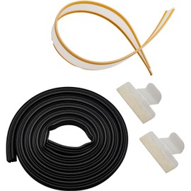 Dishwasher Bottom Door Seal Combo Kit Replaces for 154827601 Dishwasher Tub Door Seal & 809006501 Lower Seal & 154701001 Splash Shield Kit Compatible With Frigidaire Kenmore Dishwasher 154211801