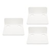 3 PCS Small Security Cameras Wall Shelf with 6 Cable