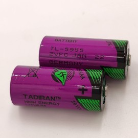 zoyfayl 5 Pack TL-5955 2/3AA 3.6V 1650mAh Battery for Tadiran TL5955 3.6V TL-4955 SL-761 ER14335 PLC, CNC Lithium Battery (5 Pack)