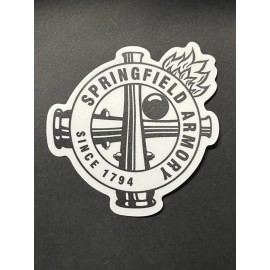 Springfield ArmoryDie Cut Decal Vinyl Sticker Gun Safe Indoor/outdoor 3.25”