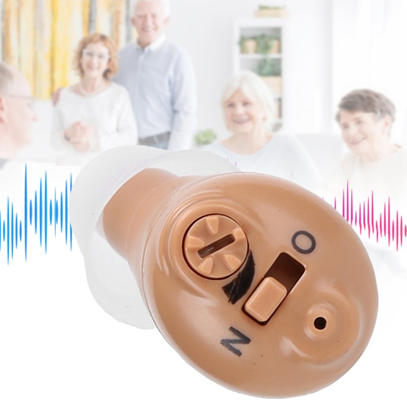 D‑8000 Wireless Rechargeable Hearing Aid Mini Sound Amplifier Volume Adjustable