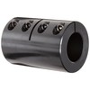 Ruland CLX-12-8-F One-Piece Clamping Rigid Coupling, Black Oxide Steel, 3/4"
