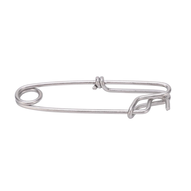 Closed Eye Fishing Clips Snap, Long Line Clips Snap Polished