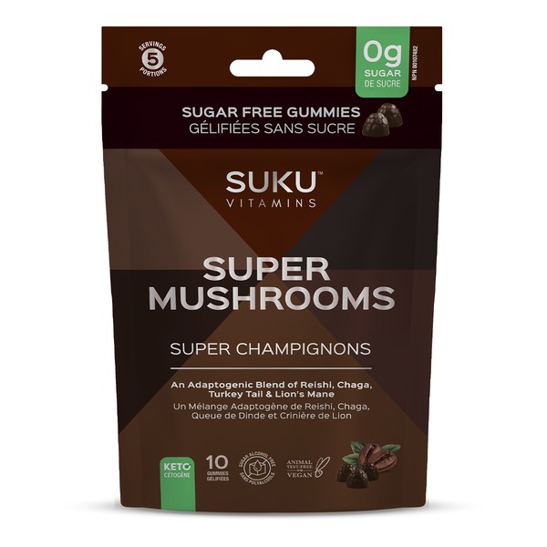 Suku Vitamins Super Mushrooms 10 Gummies
