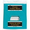 Unique Party 50124 - Plastic Teal Table Skirt, 14ft