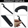 Murtenze C Hook Spanner Wrench for 22-26mm Round Nut, Universal