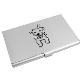 Azeeda 'Jack Russell with Tennis Ball' Business Card Holder/Credit Card Wallet (CH00047418)