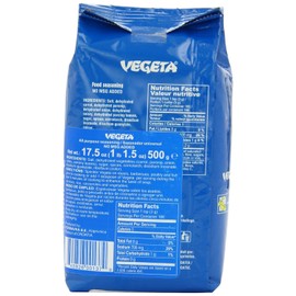 Vegeta, Gourmet Seasoning, No MSG, 17.5oz 500g bag (17.5 Ounce (2 pack))