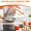 Kitchen Timer, 60-Minute Countdown Mechanical Timer, Easy-to-Use Timer for Cooking,