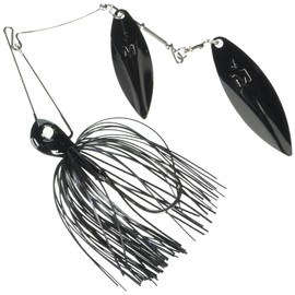 Mustad Arm Lock Spinnerbait 1/2oz Black - Spinner JIG - (14g)
