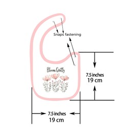 Baby Bibs for Boys and Girls, Waterproof Cotton 6 Pack, Drool and Mealtime (MULTI1A)