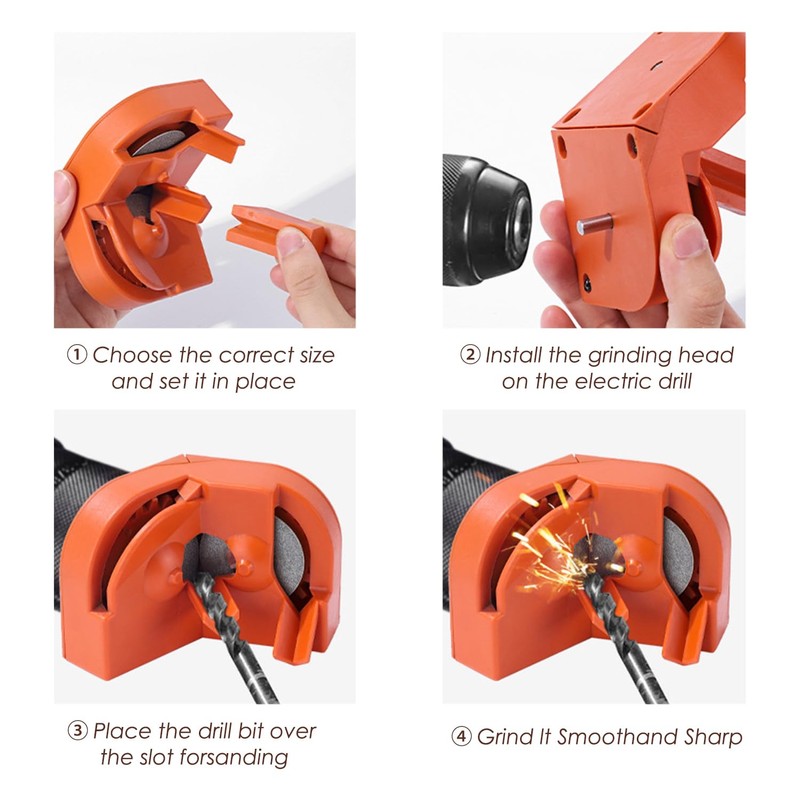 Drill Bit Sharpener - Professional Drill Bits Sharpener for All
