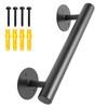 Purife 1 FT Black Matte Heavy Duty Stair Railing, Iron