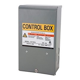 Star 3/4 HP Submersible Well Pump Control Box, 230 Volt, Outdoor or Indoor, Model 127197A