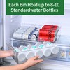 BIINONE Width Adjustable Soda Can Dispenser for Refrigerator, Fridge Beer