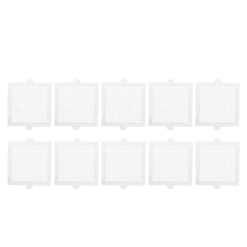 10pcs Disposable Hair Catchers Multipurpose Efficient Quadrate Waterproof Strong Adhesive