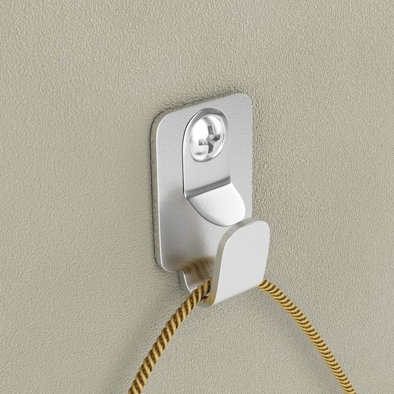 Ikon Picture Hooks Heavy Duty Steel Safety Hook kit for