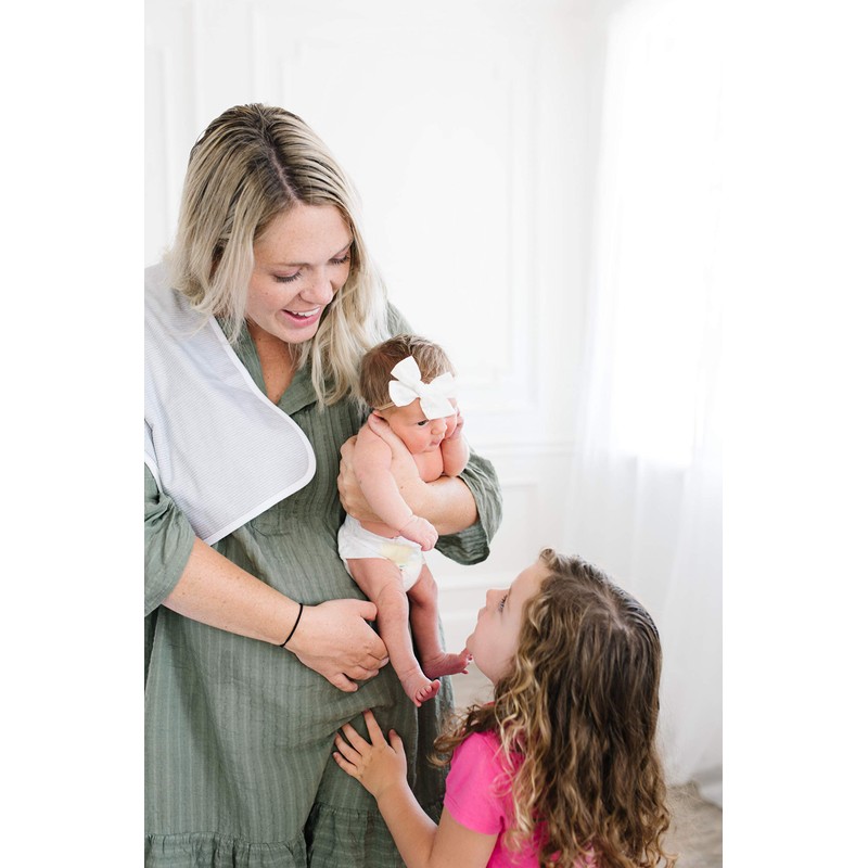 Copper Pearl Premium Baby Burp Cloths - 3-Pack Large Cotton