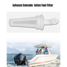 1PCS 0433190 Fuel Filter Fits for Johnson Evinrude Outboard Engine BRP V4 & V6 60 Deg 90 100 115 150 175 Hp 1991-2006 765553 Replace 600-312 18-79781