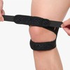 2 Pcs Patella Knee Strap X Shape Double Fixation Breathable