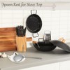 Ceramic Spoon Rest for Kitchen Counter, Cat-Shaped Ceramic Spoon Rest,