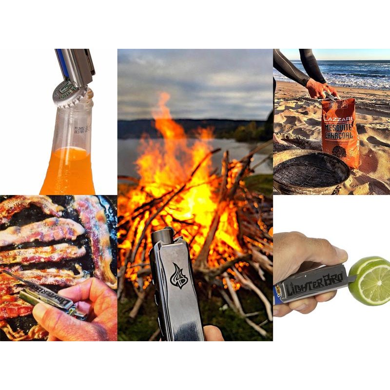 LighterBro - Green Goddess - Lighter Case/Multitool Accessory Lightweight Stainless