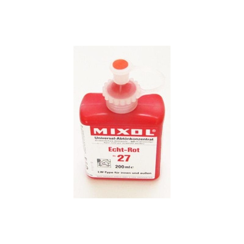 Mixol Universal Tints, Lightfast Red For Exteriors, #27, 200ml
