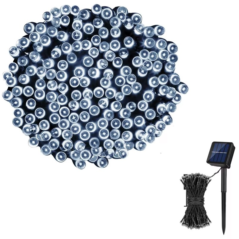 Solar Powered Outdoor Fairy Lights 20M Waterproof LED String Lights