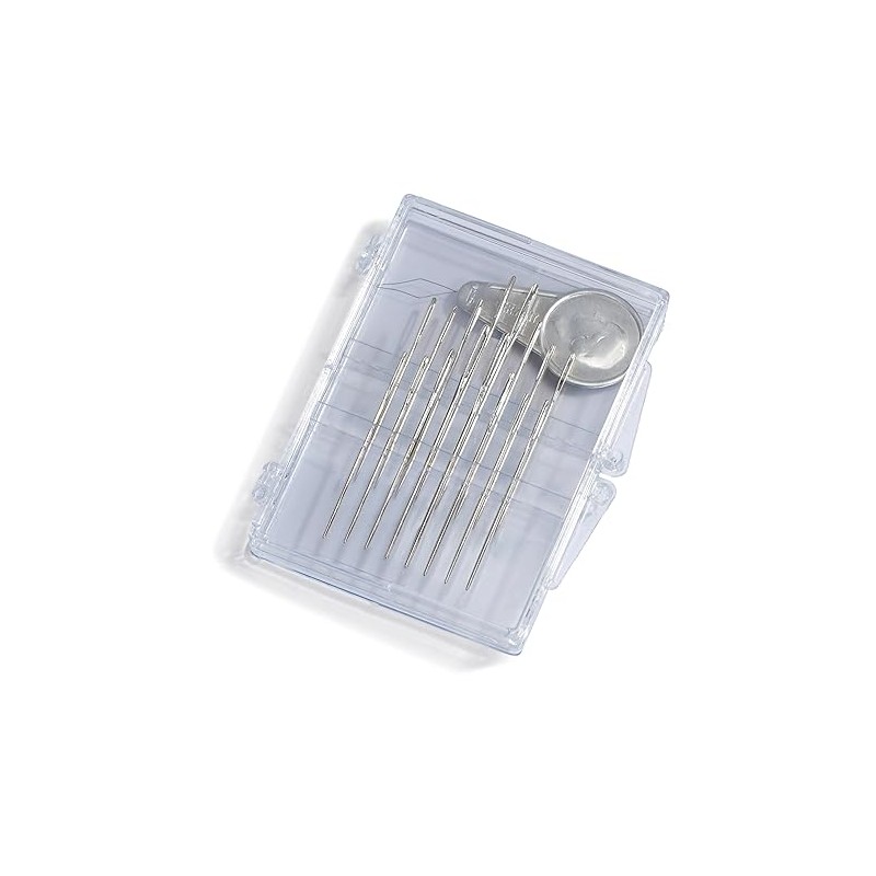 Prym Embroidery Needles, Gold, Silver, One Size