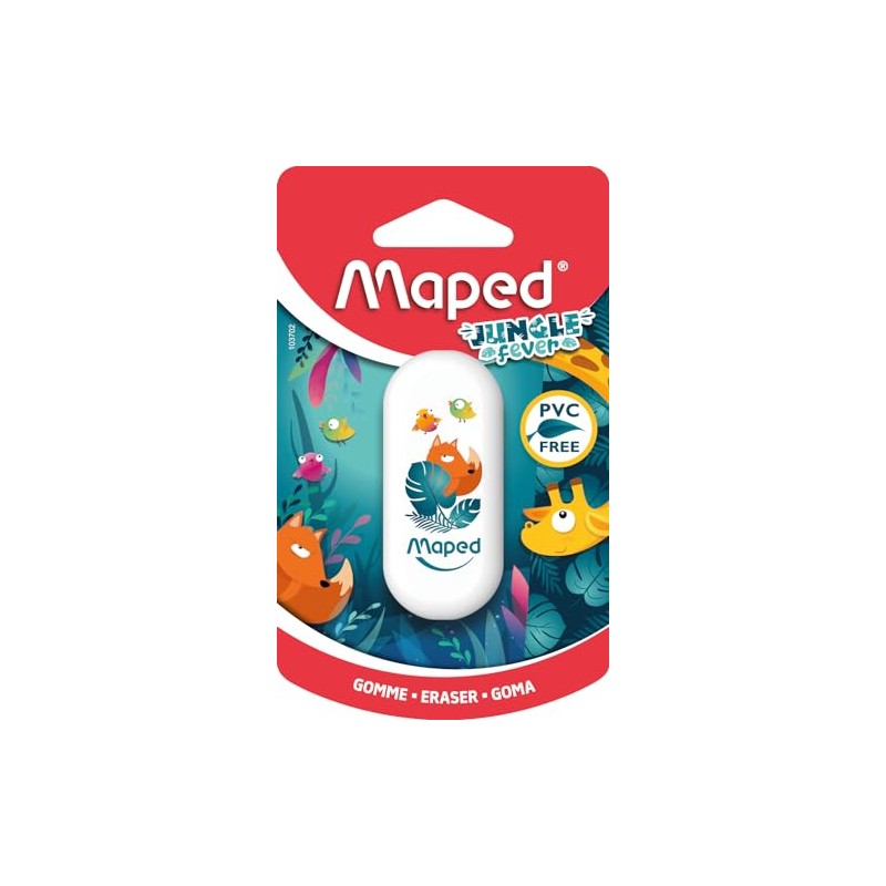 Maped Jungle Fever Eraser - Efficient Eraser, Jungle Design -