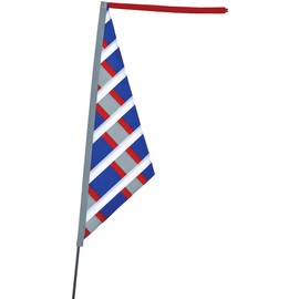 SoundWinds Sail Recumbent Bike Flag - Reflective Patriotic