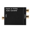 Digital Analog Audio Converter Optical Fiber to Analog Digital Audio