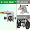 Tool Daily 3/4" Shaft Horizontal Pressure Washer Pump, Replacement Pumps