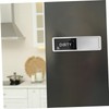 CAXUSD Panda Pattern Dishwasher Clean Dirty Sign Kitchen Appliance Magnet