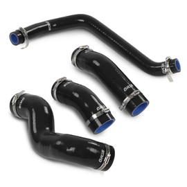 G-PLUS Black Radiator Hose Set Fit for HMMWV & Humvee 12339160 12339159 12339162 12340046