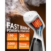 Portable Travel Handheld Clothes Steamer - 1000W Quick Wrinkle Remover