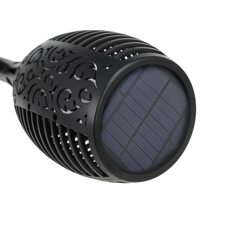 Green Blue GB156 Solar Garden Torch with Realistic Flame Garden