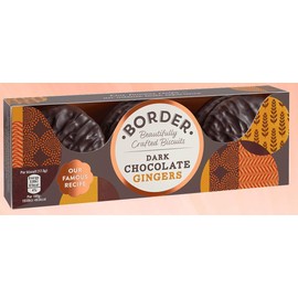 Border Biscuits The Legendary Dark Chocolate Ginger 150g (Pack of 6)
