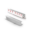 JIASENBAO 5 Pack Self- Adhesive Silver Cabinet Pulls 5-1/2" Length