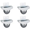 Dörner + Helmer Parquet Fixed Castors, Set of 4, 38