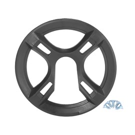 X AUTOHAUX 42 Teeth 9.7-10.7cm 4 Holes Bicycle Bike Crankset Chain Wheel Cover Protection Chain Wheel Protective Cover