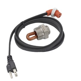 Kat's 11407 400w Engine Block Heater 1" NPT - Frost Plug Style
