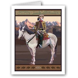 Buffalo Bill note cards- 10 Boxed Cards & Envelopes